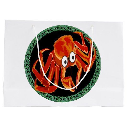 Ozeankrabbe Große Geschenktüte (Rückseite)