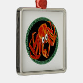 Ozeankrabbe Ornament Aus Metall (Rechts)