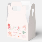 Ozeankreatur Rosa Geburtstagspartei Geschenkschachtel (Geöffnet)