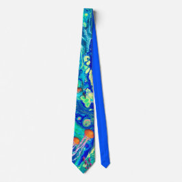 Ozeankunst-Krawatte, Quallen-Krawatte, Krawatte