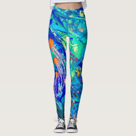 Ozeankunst-Leggings, Leggings