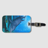 Ozeanlächeln Gepäckanhänger (Vorderseite (Horizontal))