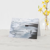 Ozeanlandschaft - Verlust des Beileids von Großkin Karte (Gelbe Blume)