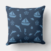 Ozeanleben im Freien Kissen (Rückseite)