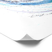 Ozeanmädchen Schöne surreale Malkunst Poster (Ecke)