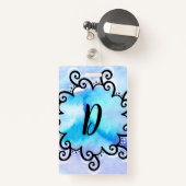 Ozeanmedaille Ausweis (Rückseite mit Rechteck)