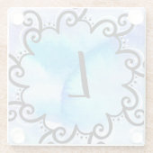 Ozeanmedaille Glasuntersetzer (Rückseite)