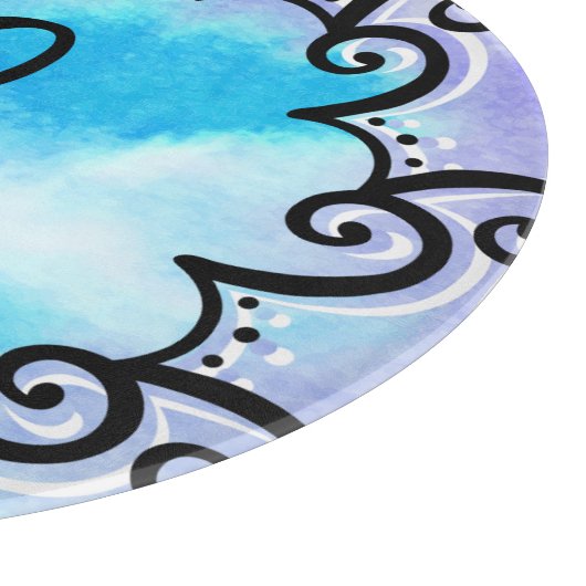 Ozeanmedaille Schneidebrett (Ecke)