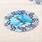 Ozeanmedaille Untersetzer (angewinkelt)