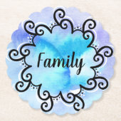 Ozeanmedaille Untersetzer (Vorderseite)