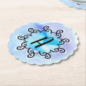 Ozeanmedaille Untersetzer (angewinkelt)