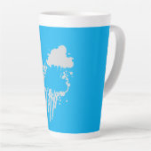 Ozeanmetall milchtasse (Rechte Ecke)