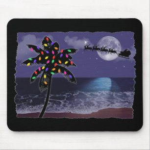 Ozeanmond Weihnachtsfeiertag Mousepad
