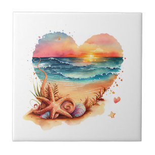 Ozeanmuscheln Strand Küche Badezimmer Fliese