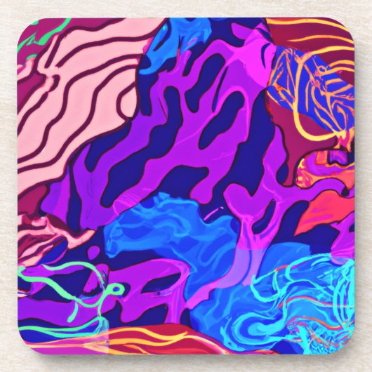 Ozeannatur-Malerei. Jetzt kaufen Getränkeuntersetzer (Vorderseite)