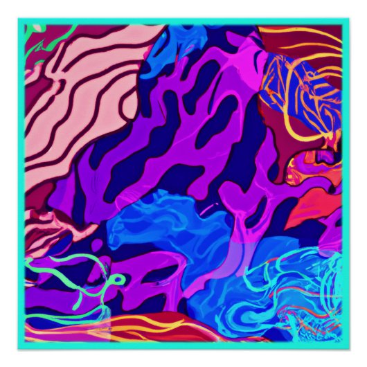 Ozeannatur-Malerei. Jetzt kaufen Poster (Vorderseite)