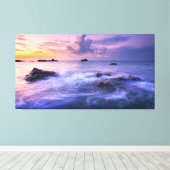 Ozeannebel umhüllte Leinwand (Insitu (Holzboden))