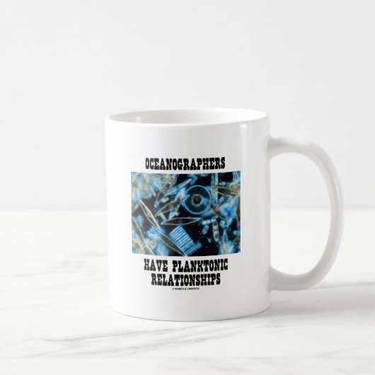 Ozeanographen haben Planktonic Beziehungen Kaffeetasse (Rechts)