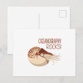Ozeanographie Postkarte (Vorne/Hinten)