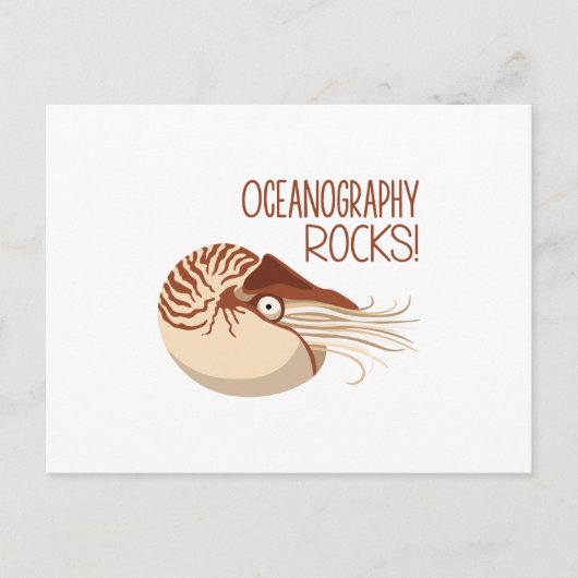 Ozeanographie Postkarte (Vorderseite)
