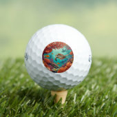 "Ozeanpalette" Golfball (Insitu T-Shirt)