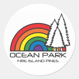 Ozeanparklogo Runder Aufkleber