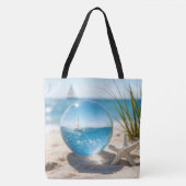 Ozeanreflexion in einer Linsenkugel Tasche (Vorderseite)