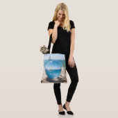Ozeanreflexion in einer Linsenkugel Tasche (Am Model)