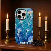 Ozeanrhythmen: Quallen treiben Case-Mate iPhone Hülle