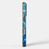 Ozeanrhythmen: Quallen treiben Case-Mate iPhone Hülle (Rückseite / Rechts)