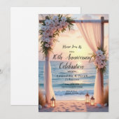 Ozeanromantik unter Küstenlicht Einladung (Vorne/Hinten)