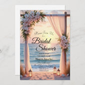 Ozeanromantik unter Küstenlicht Einladung (Vorne/Hinten)