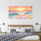 Ozeanruhiger Fluss Leinwanddruck (Insitu (Schlafzimmer))