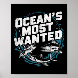 Ozeans Meistgesuchte Fischerei Poster