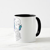 Ozeanschädelblau Tasse (VorderseiteRechts)