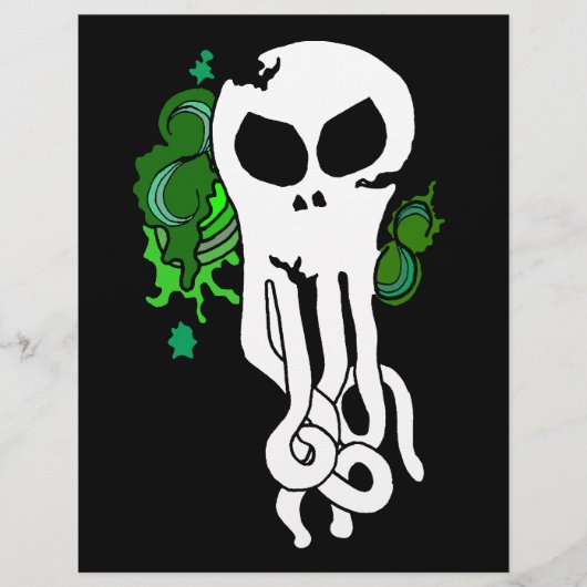 Ozeanschädelgrün Flyer (Vorne)