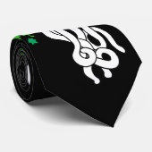 Ozeanschädelgrün Krawatte (Gerollt)