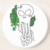 Ozeanschädelgrün Untersetzer (Vorne)