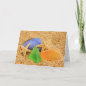 Ozeanschätze zum Geburtstag Karte (Vorderseite)