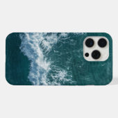 Ozeanschaum auf der Wasseroberfläche iPhone Hülle (Rückseite (Horizontal))