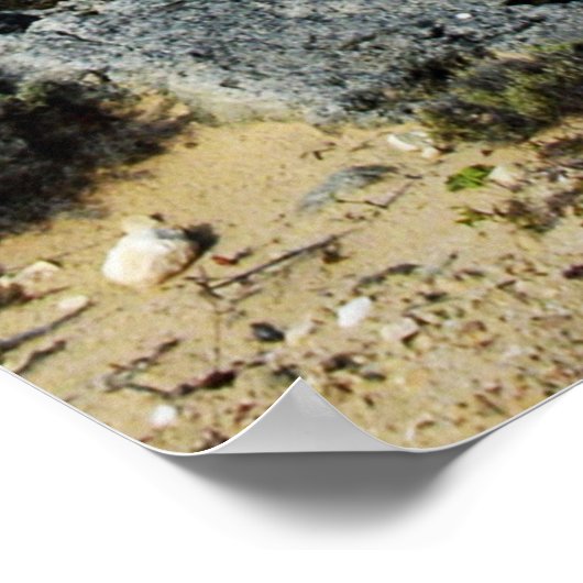 Ozeanschlag, Poster (Ecke)