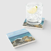 Ozeanschlag, Steinuntersetzer (Seitenansicht)