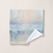 Ozeanschlamm in einem malerischen goldenen Sonnenu Badhandtuch Set (Waschlappen)