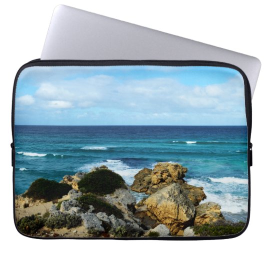 Ozeanschlamm, Laptop-Sieb Laptopschutzhülle (Vorderseite)