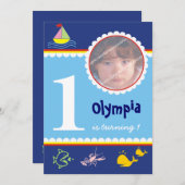 Ozeansee Einladungen (Vorne/Hinten)