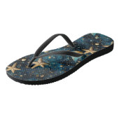 Ozeansegel-Muster für Flip Flops Badesandalen (Schrägansicht)