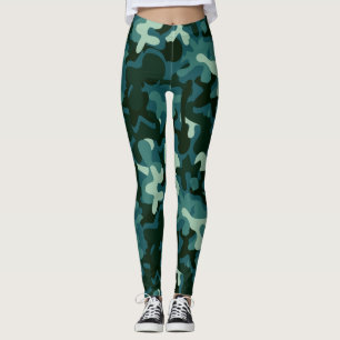 Ozeansignatur-Camouflage Leggings