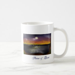 Ozeansonnenuntergang 1, Frieden u. Ruhe Kaffeetasse