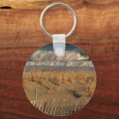 Ozeanstädtdünen mit Wellen Schlüsselanhänger (Vorderseite)