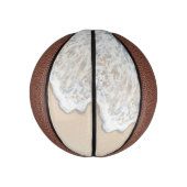 Ozeanstrand Creme Sand Mini Basketball (Vertikal)